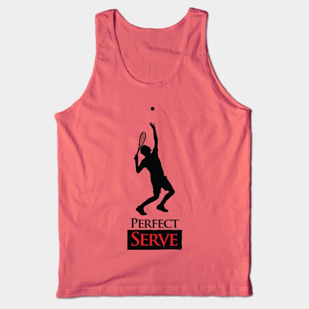 Perfect Serve Tank Top by VectorPB